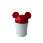 Vaso pitillo con orejas